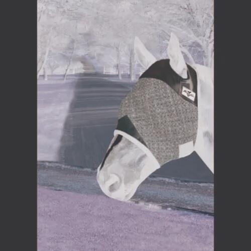 Masque anti-mouches pour cheval sans cache-oreilles Professional's Choice