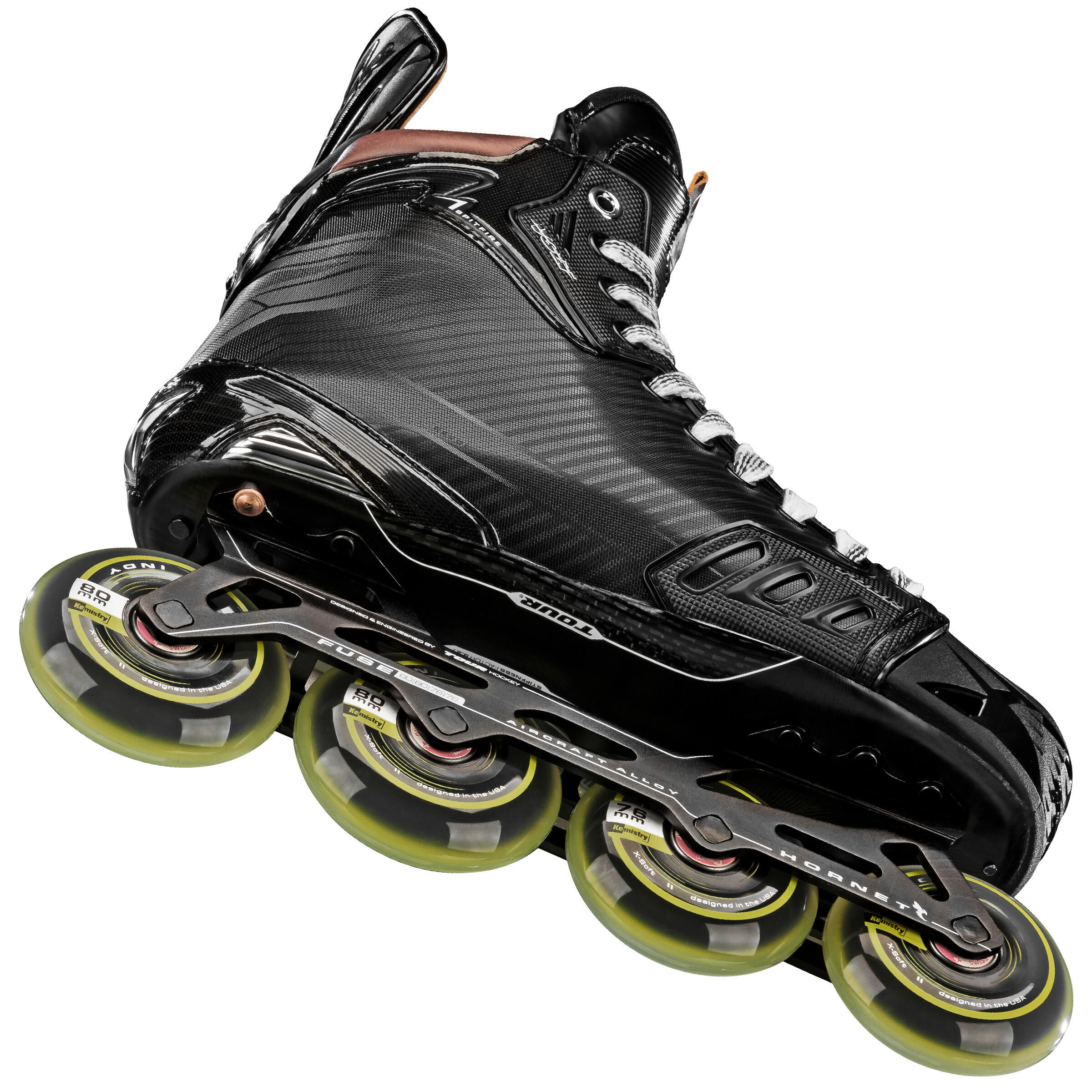 TOUR Volt Spitfire Senior Black rollers de hockey 4/6
