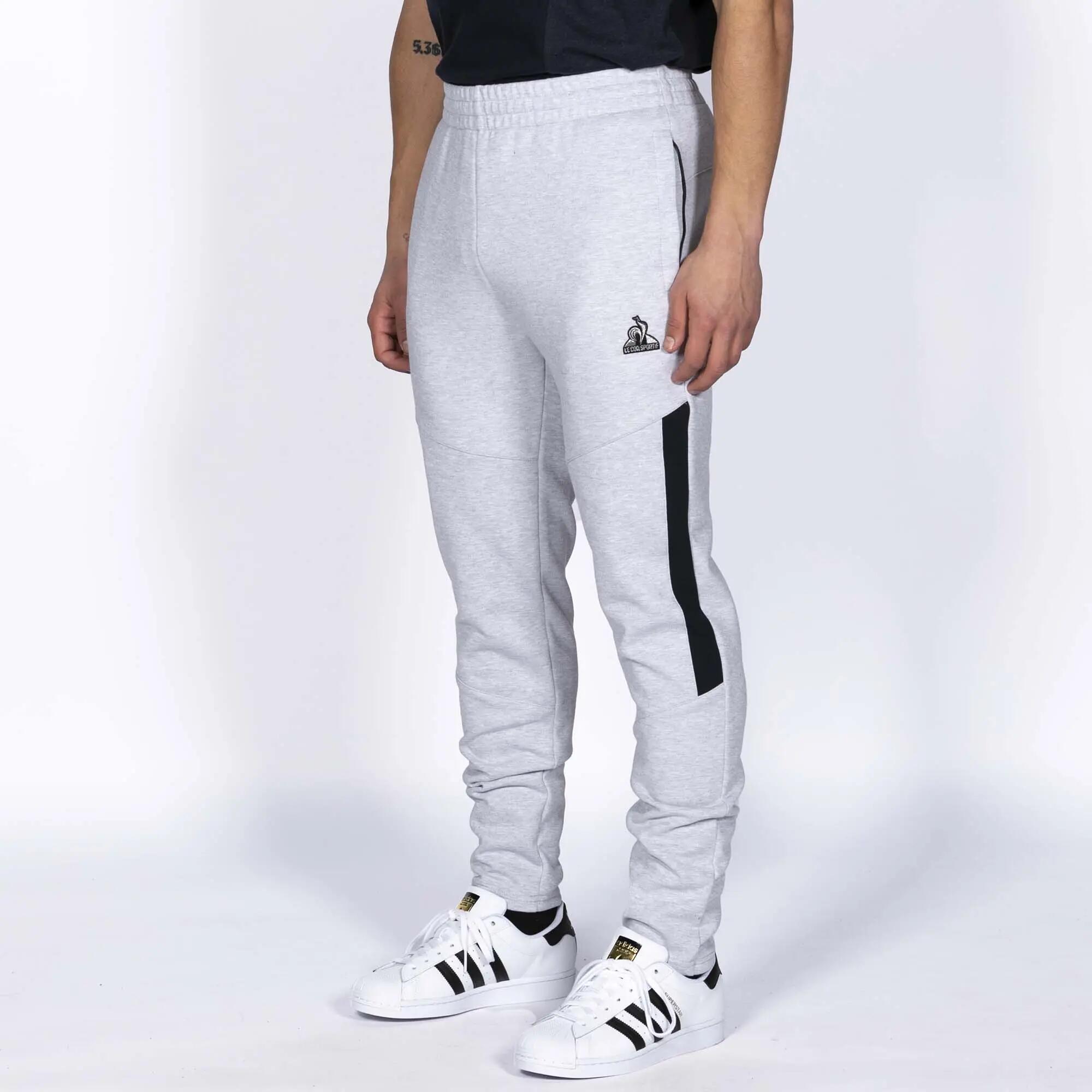 Pantaloni Le Coq Sportif Tech Pant Tapered N°1 Grigio Adulto 2/4
