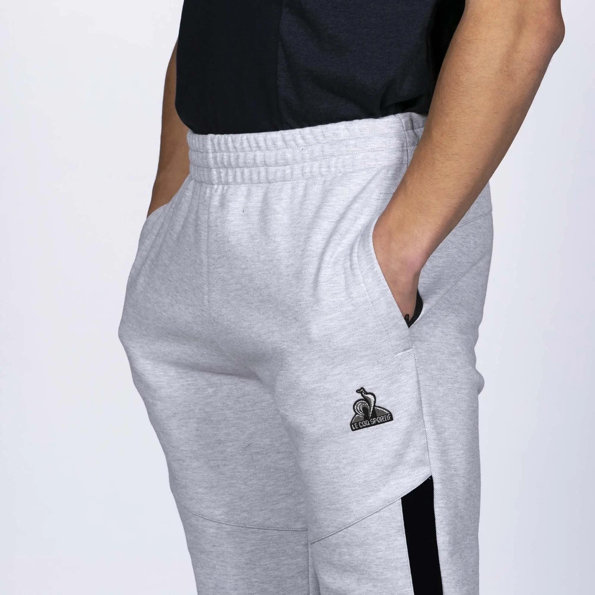 Pantaloni Le Coq Sportif Tech Pant Tapered N°1 Grigio Adulto 4/4