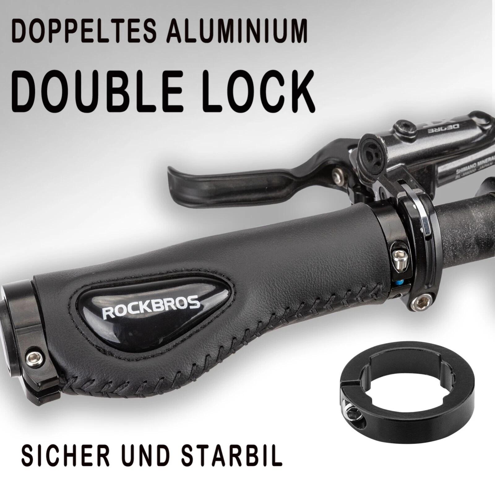 ROCKBROS Fahrradgriffe Lenkergriffe Anti-Rutsch 5/6
