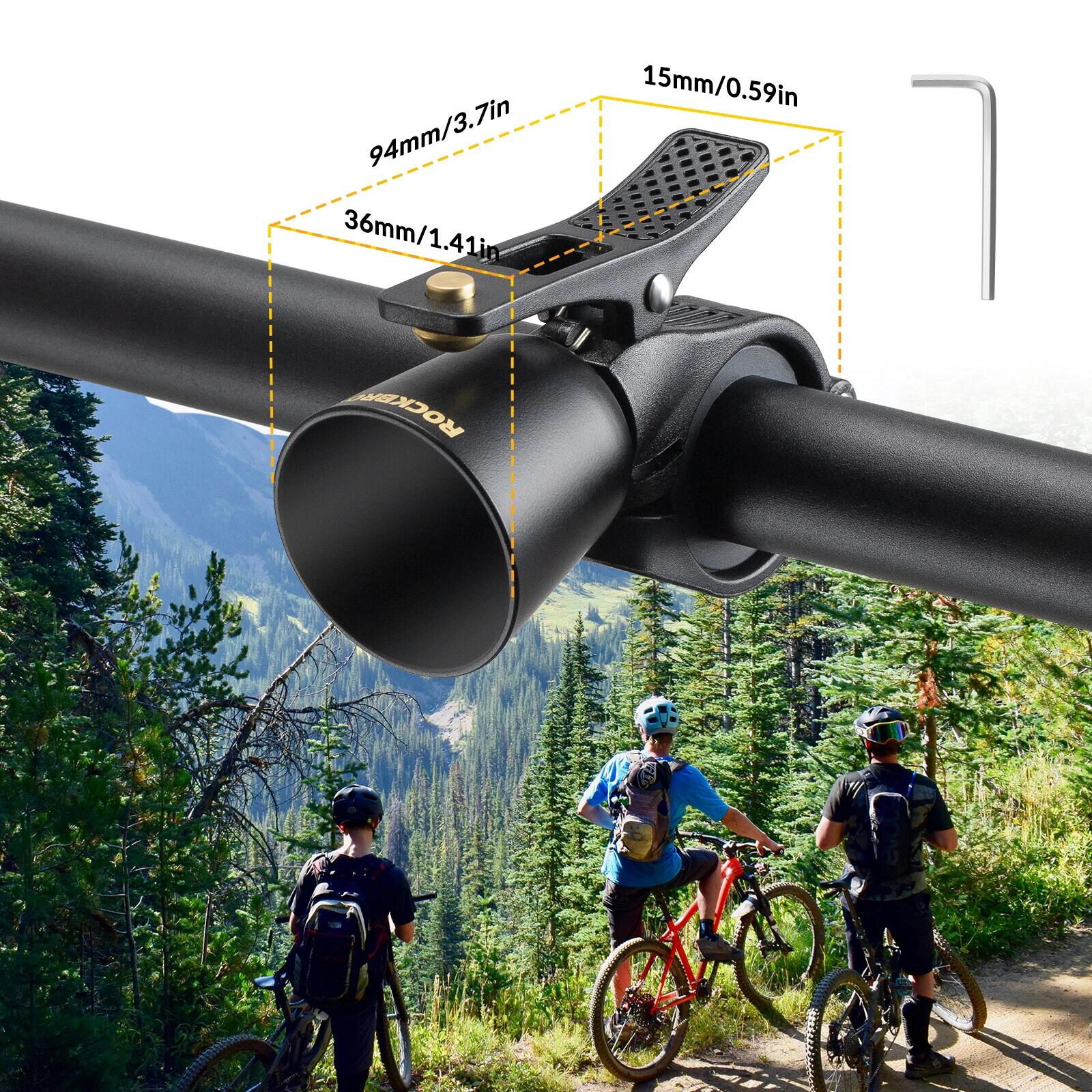 ROCKBROS Fahrrad-Hupe Retro mit lautem Klang 4/7