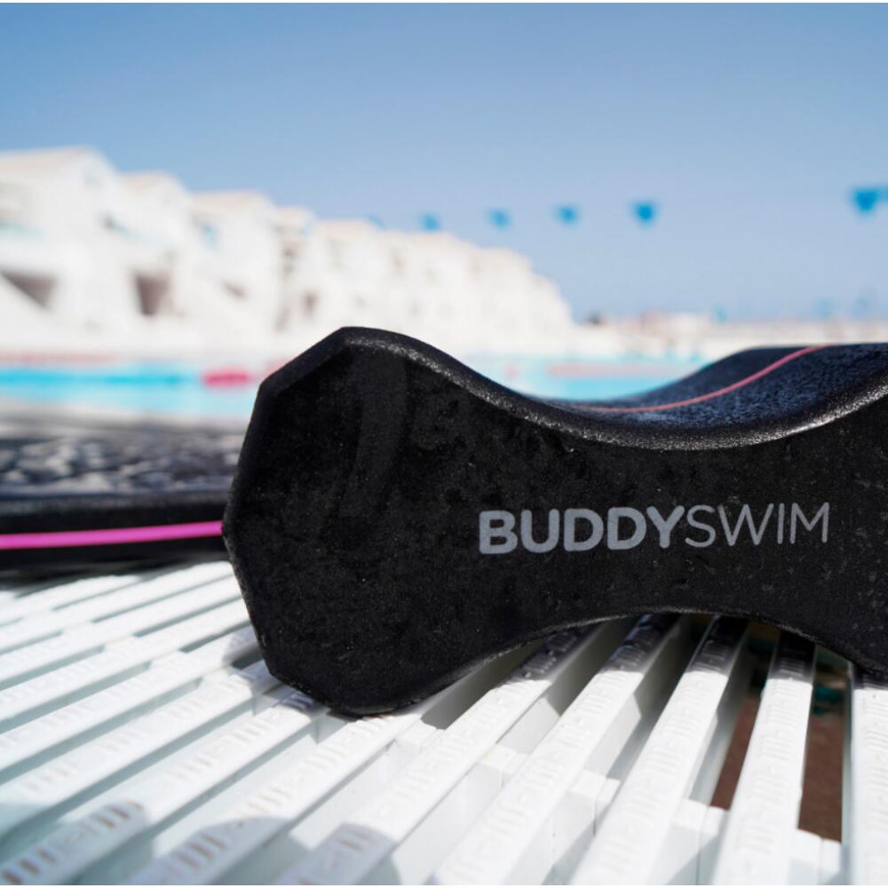 Pull Buoy ósemka do pływania BuddySwim Black/Pink 5/5