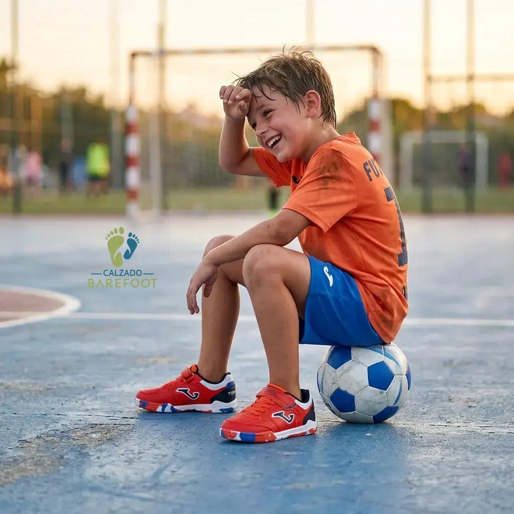 Joma Zapatillas Fútbol Sala Naranja - Talla 27 2/6