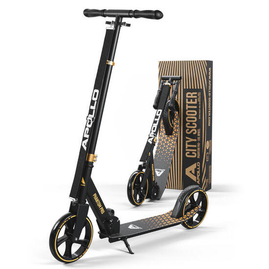 Trottinette Apollo City Phantom – enfant pliable avec guidon réglable