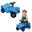 King Car rider - albastru