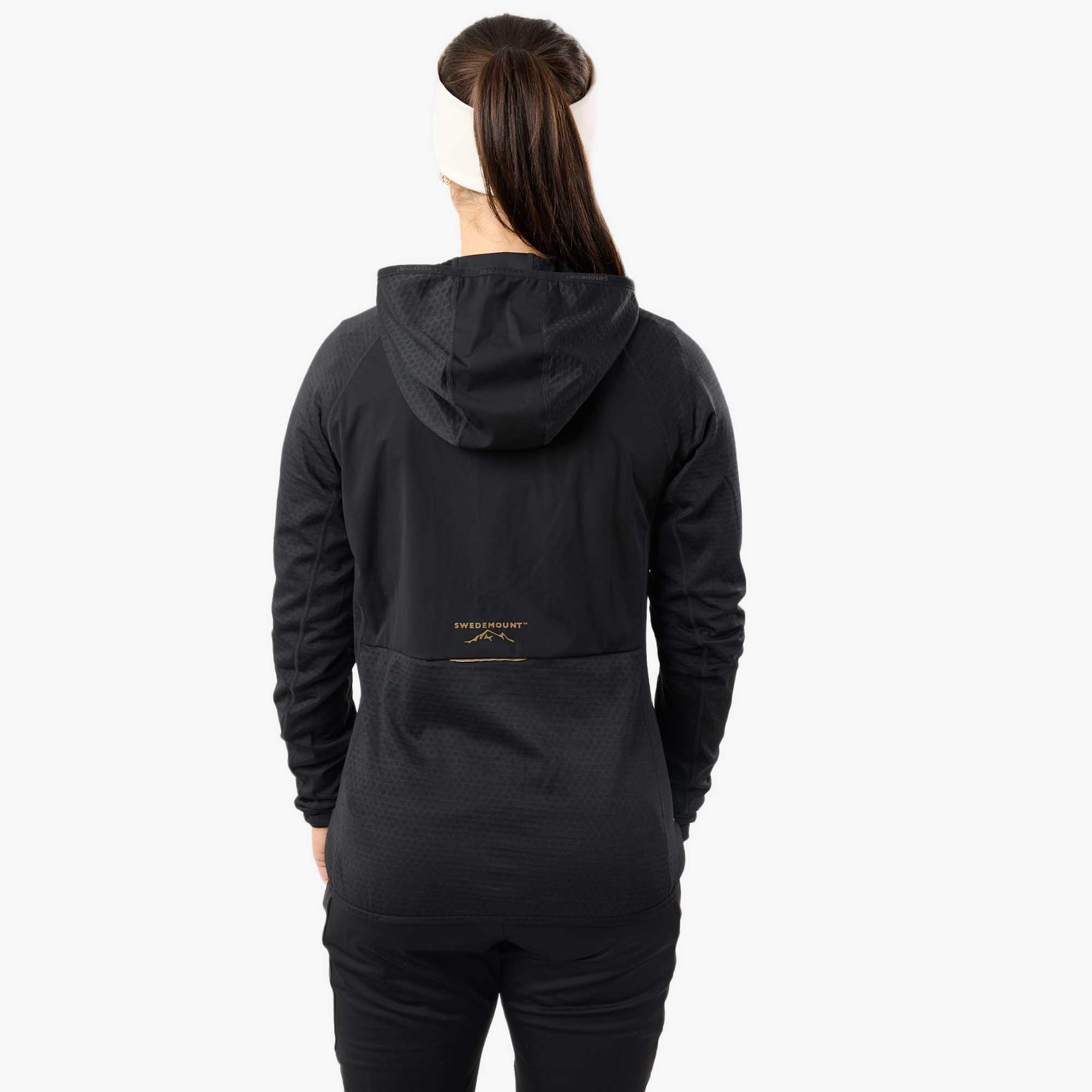 Damen Langlaufjacke Nordic Wind wasserabweisend atmungsaktiv Full Zip Kapuze W 2/7