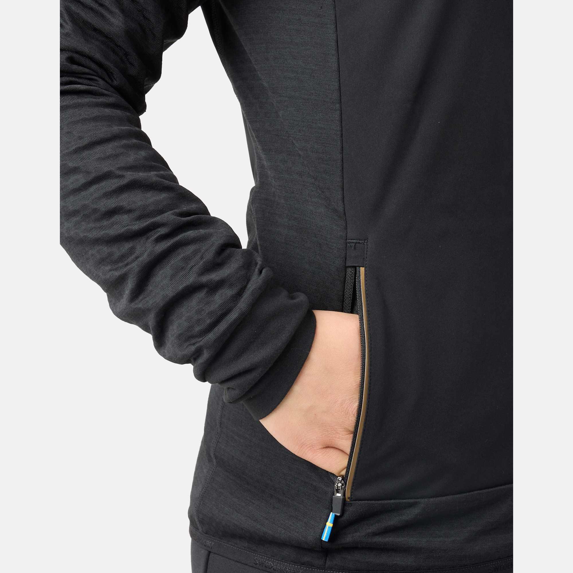 Damen Langlaufjacke Nordic Wind wasserabweisend atmungsaktiv Full Zip Kapuze W 7/7