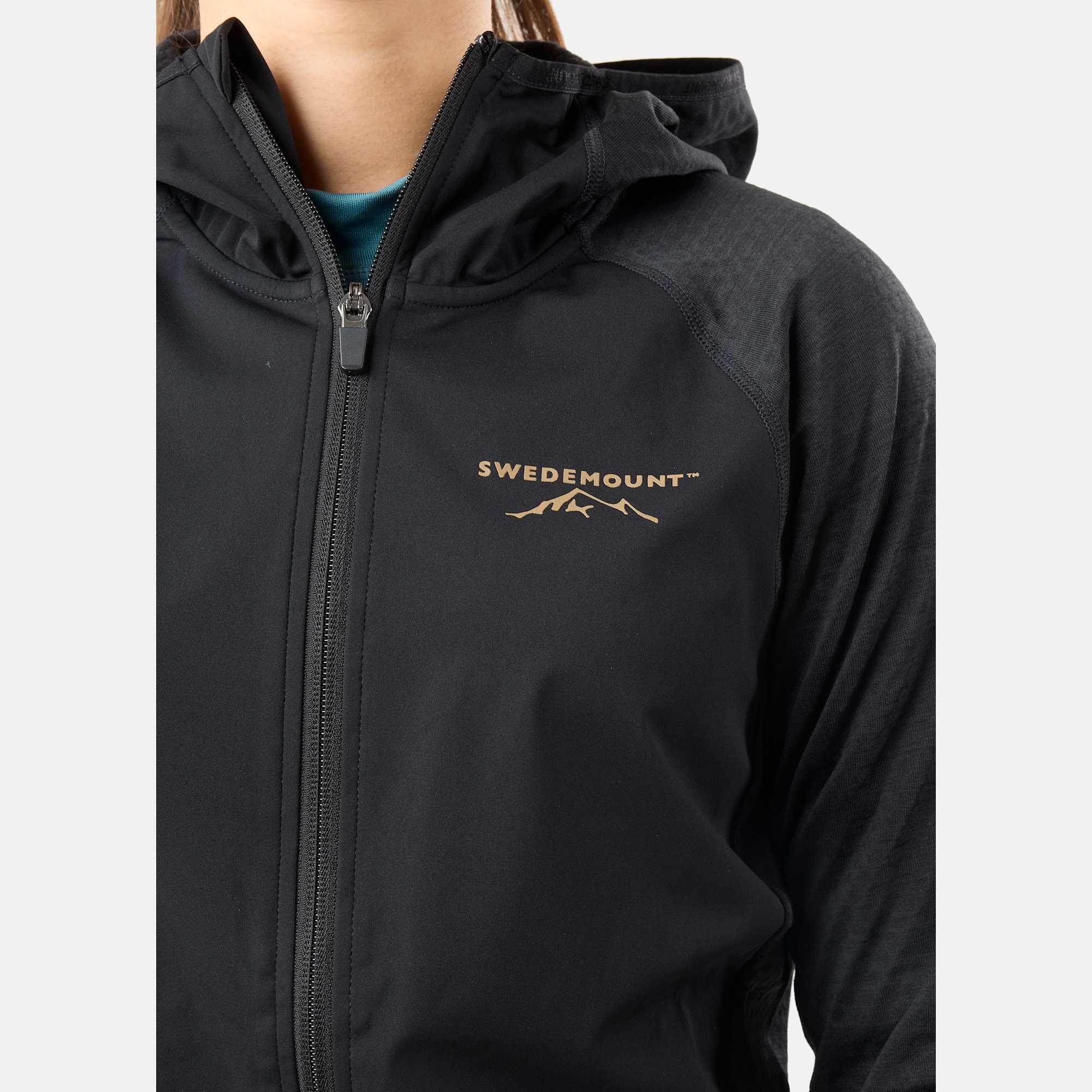Damen Langlaufjacke Nordic Wind wasserabweisend atmungsaktiv Full Zip Kapuze W 6/7