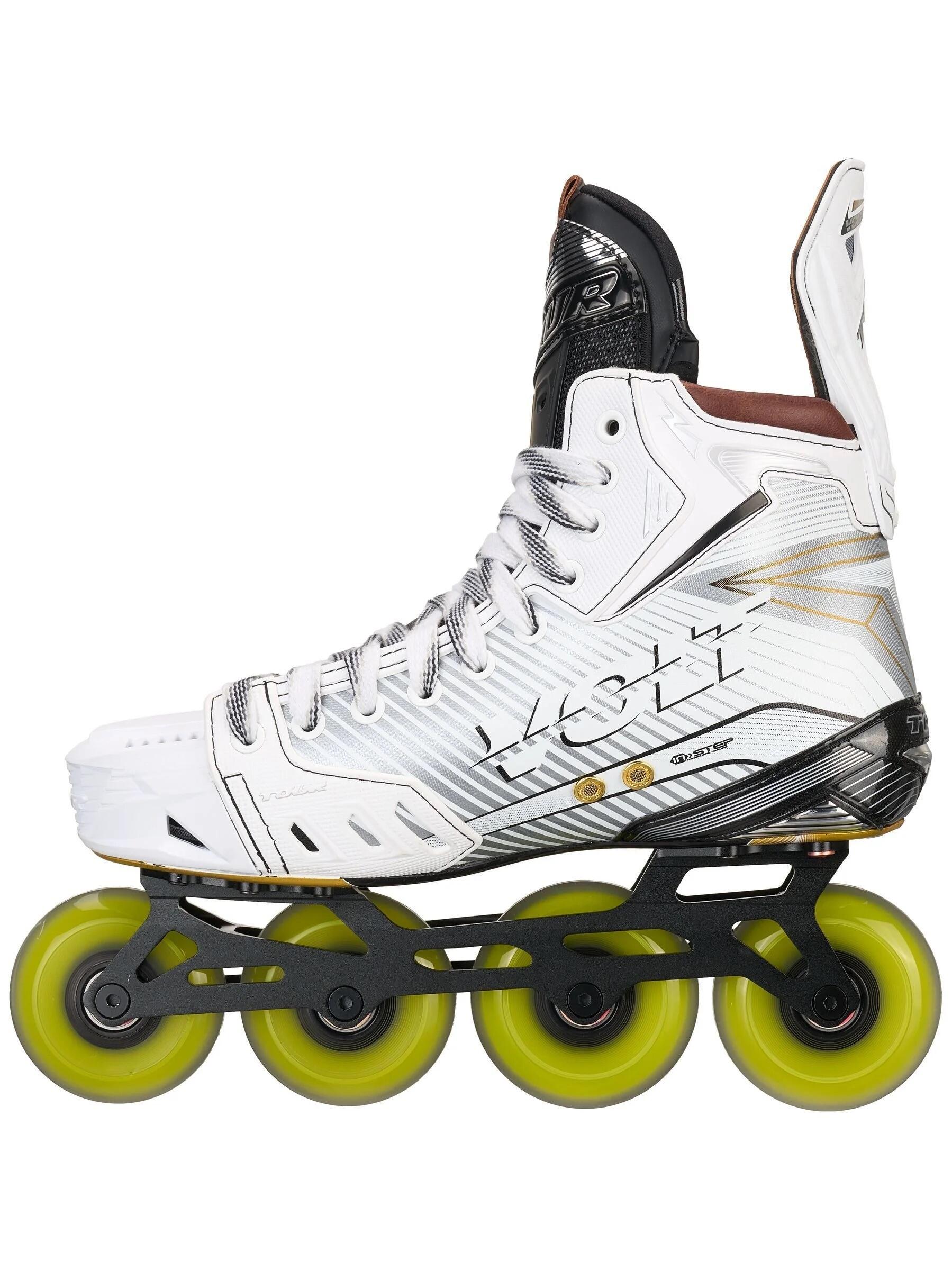 TOUR Volt Spitfire Senior White/Gold rollers de hockey 3/6