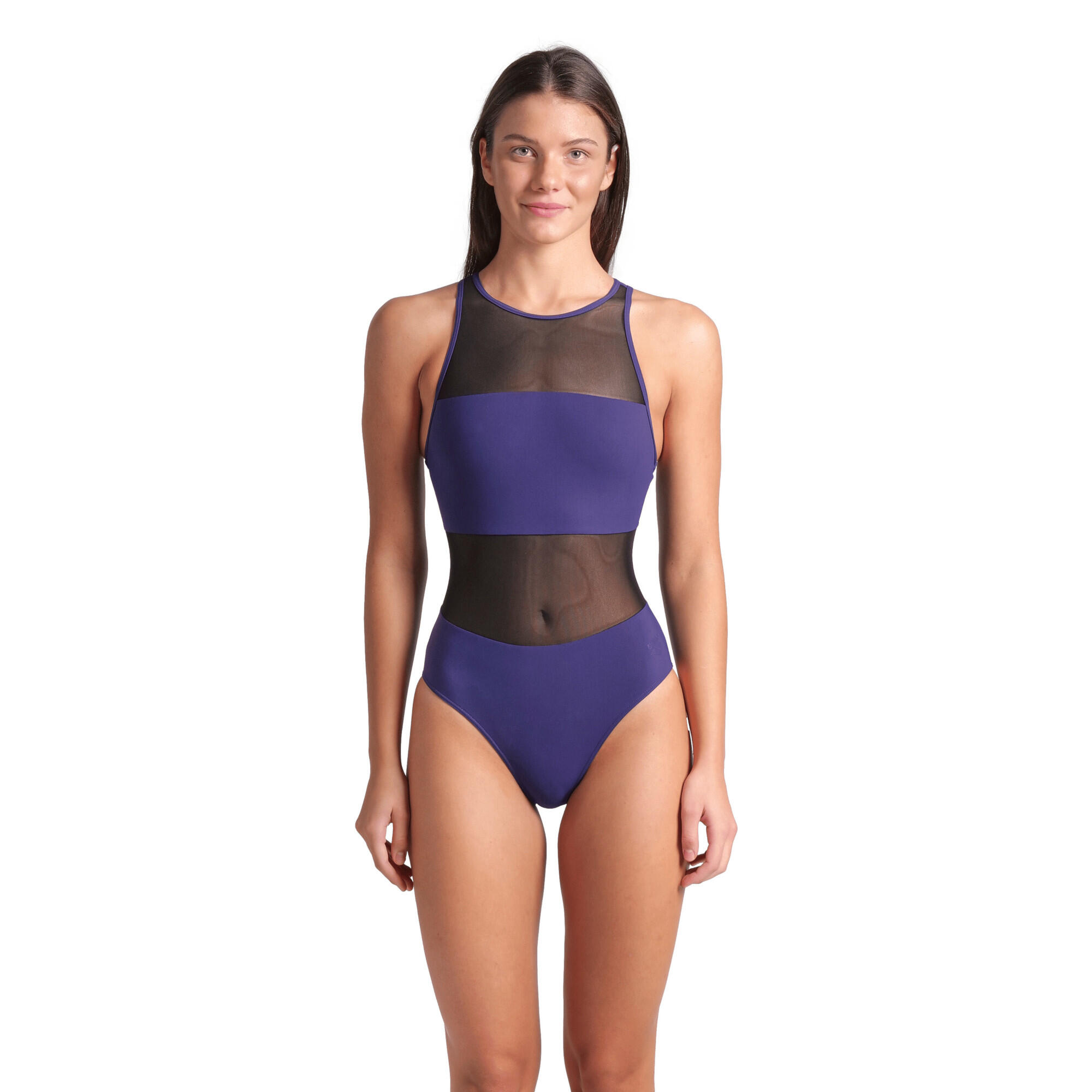 Arena Damen Badeanzug Mesh Panels Swimsuit Vent 006658 3/4