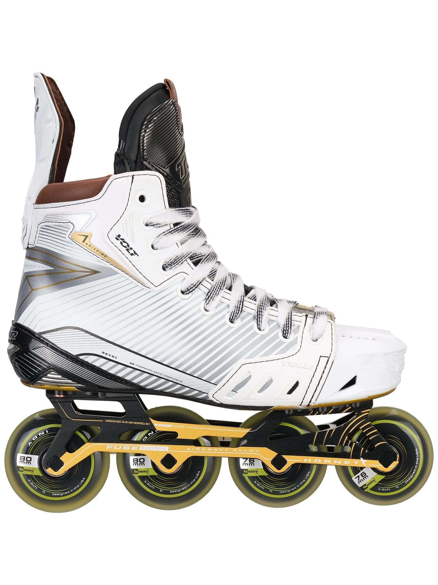 TOUR Volt Spitfire Senior White/Gold role de hochei inline
