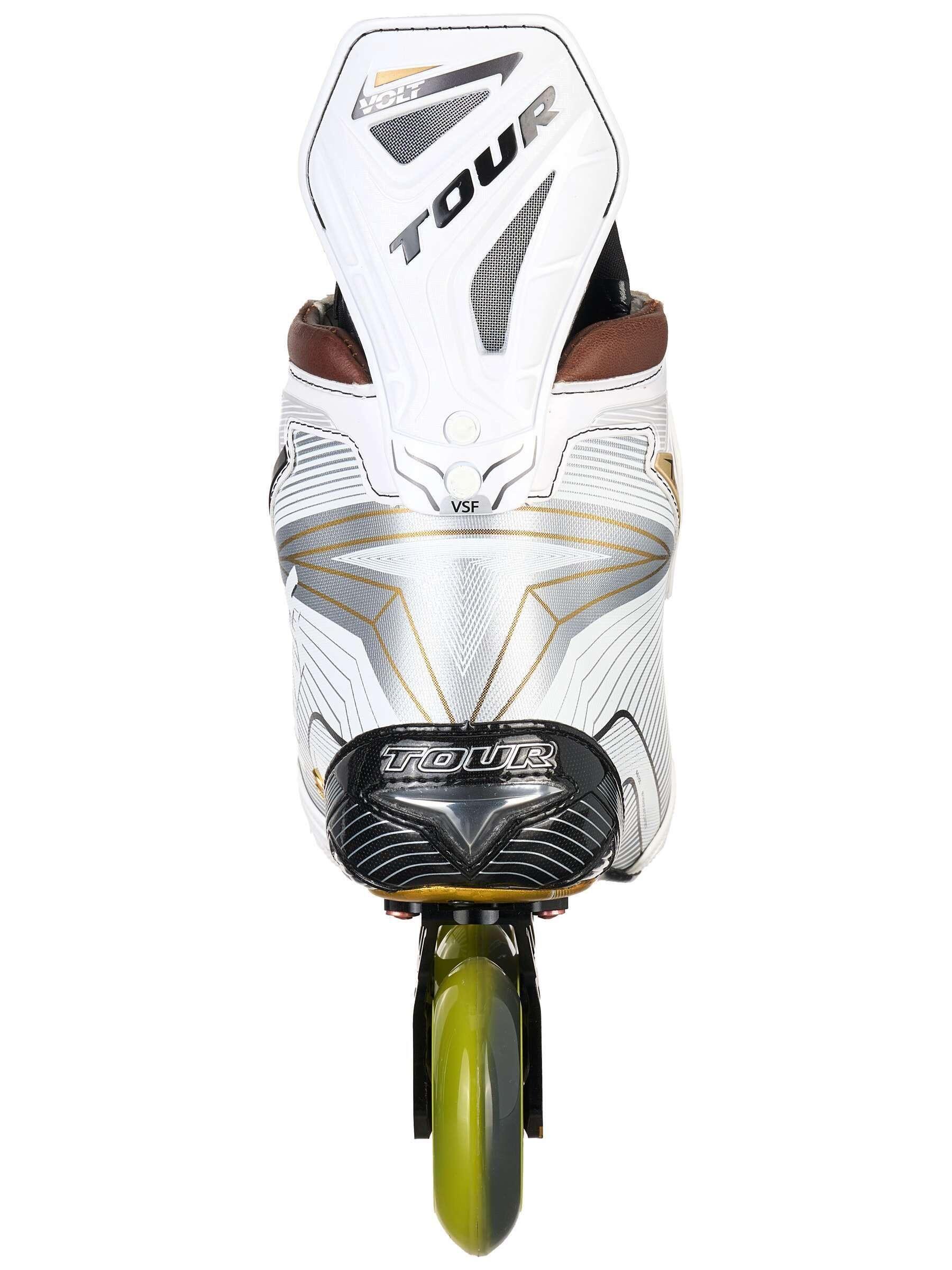 TOUR Volt Spitfire Senior White/Gold rollers de hockey 4/6