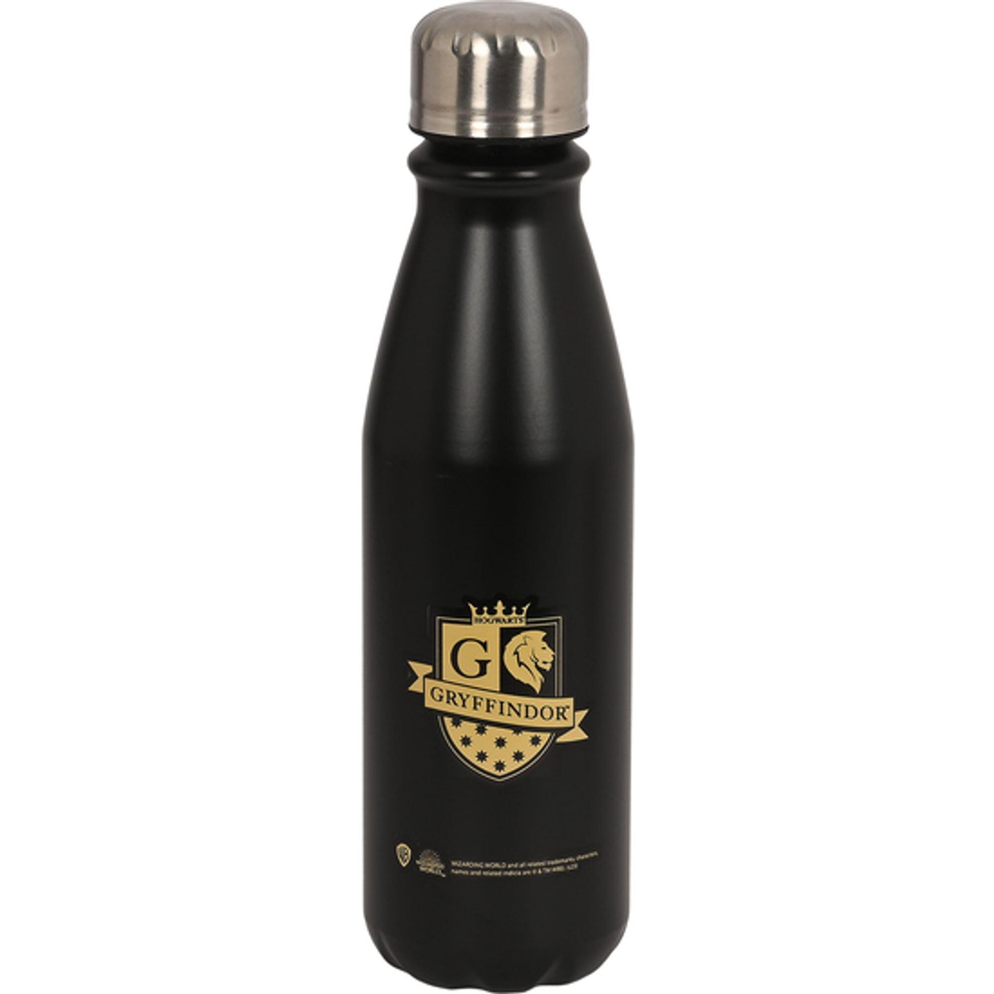 Botella Metálica Infantil Harry Potter Bravery Gryffindor Negra con Tapón 0,5 L 2/2