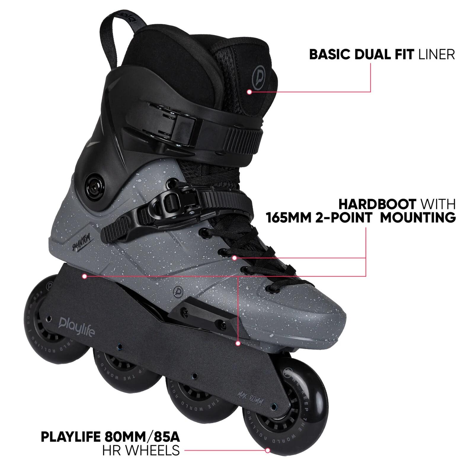 PLAYLIFE Phantom 80 Black inline skates 6/6