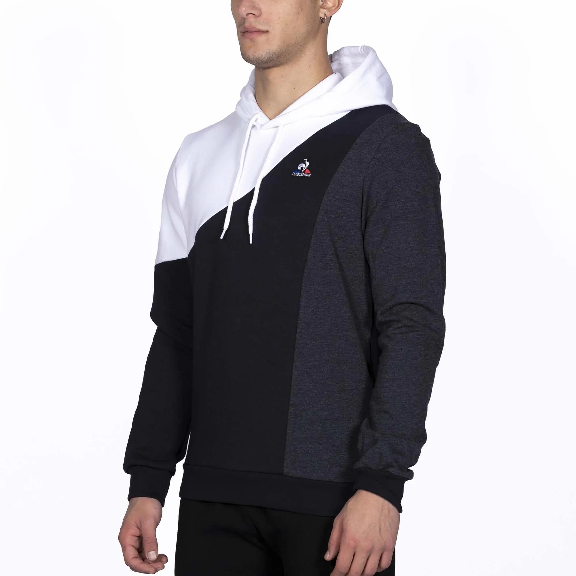 Felpa Ole Coq Sportif Saison 1 Hoody N°1 M Blu Adulto 2/4