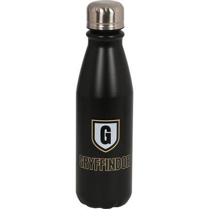 Gourde Metálica Enfant Harry Potter Bravery Gryffindor Noir avec Tapón 0,5 L