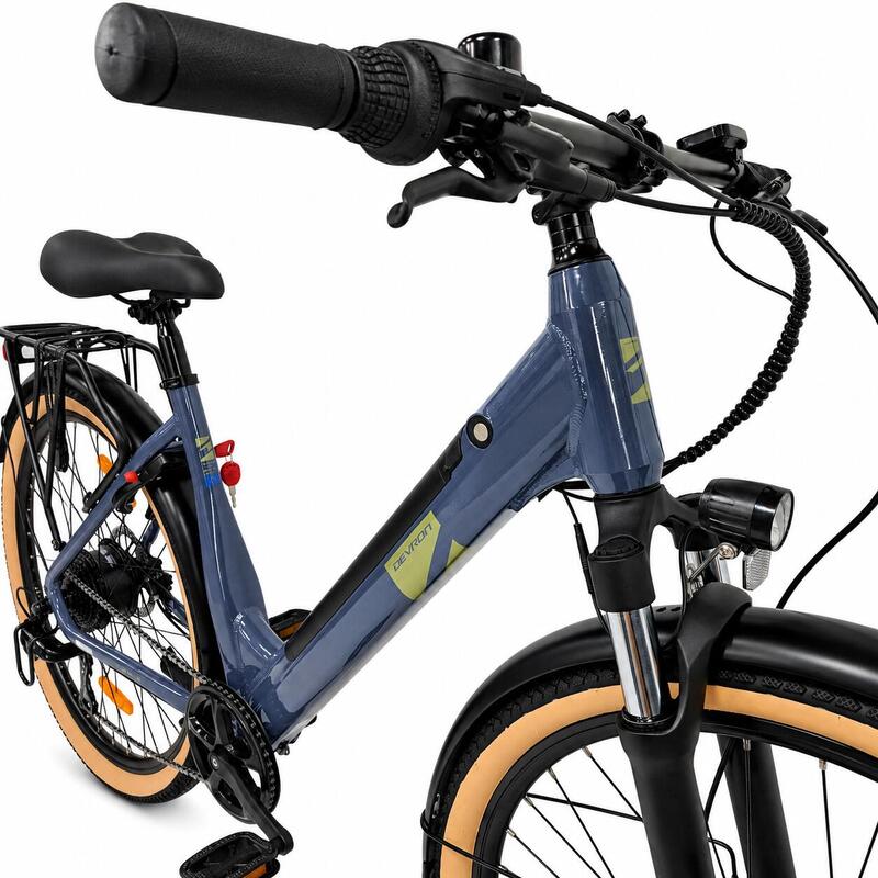 Bicicleta electrica Oras Devron 28200, M, Gri Inchis