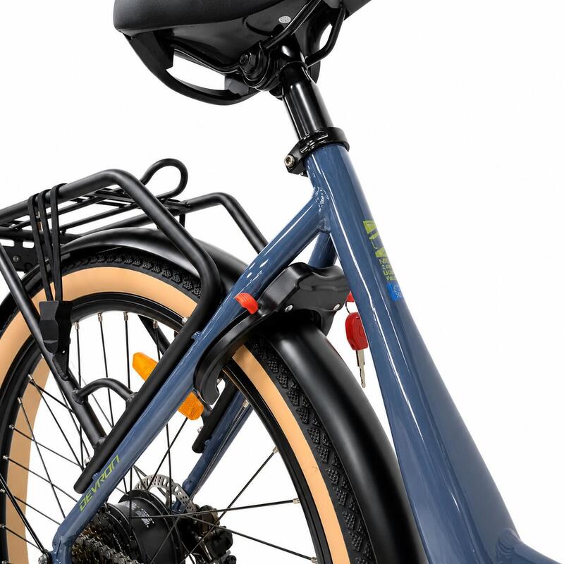 Bicicleta electrica Oras Devron 28200, M, Gri Inchis