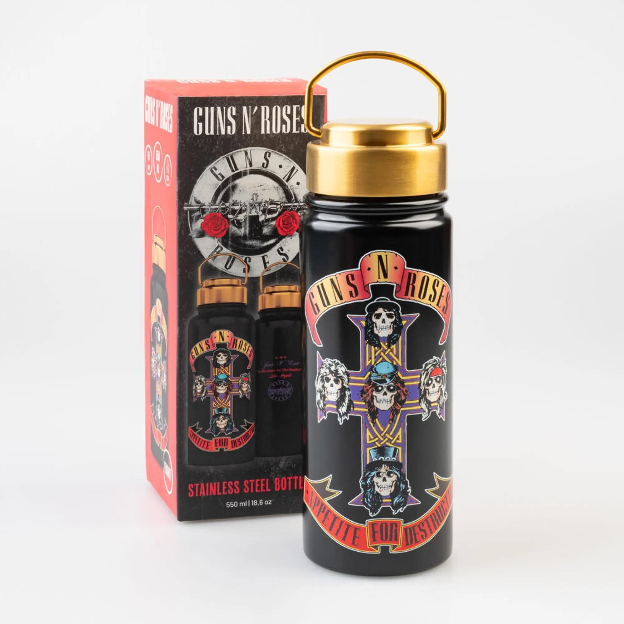 Borraccia termica in acciaio inossidabile Adulti Guns N’ Roses Nera 0,5 L 3/3