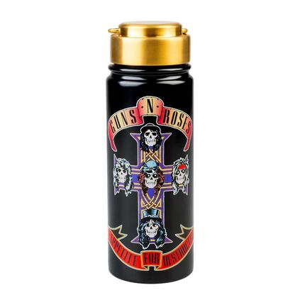 Gourde isotherme en acier inoxydable Adulte Guns N’ Roses Noir 0,5 L
