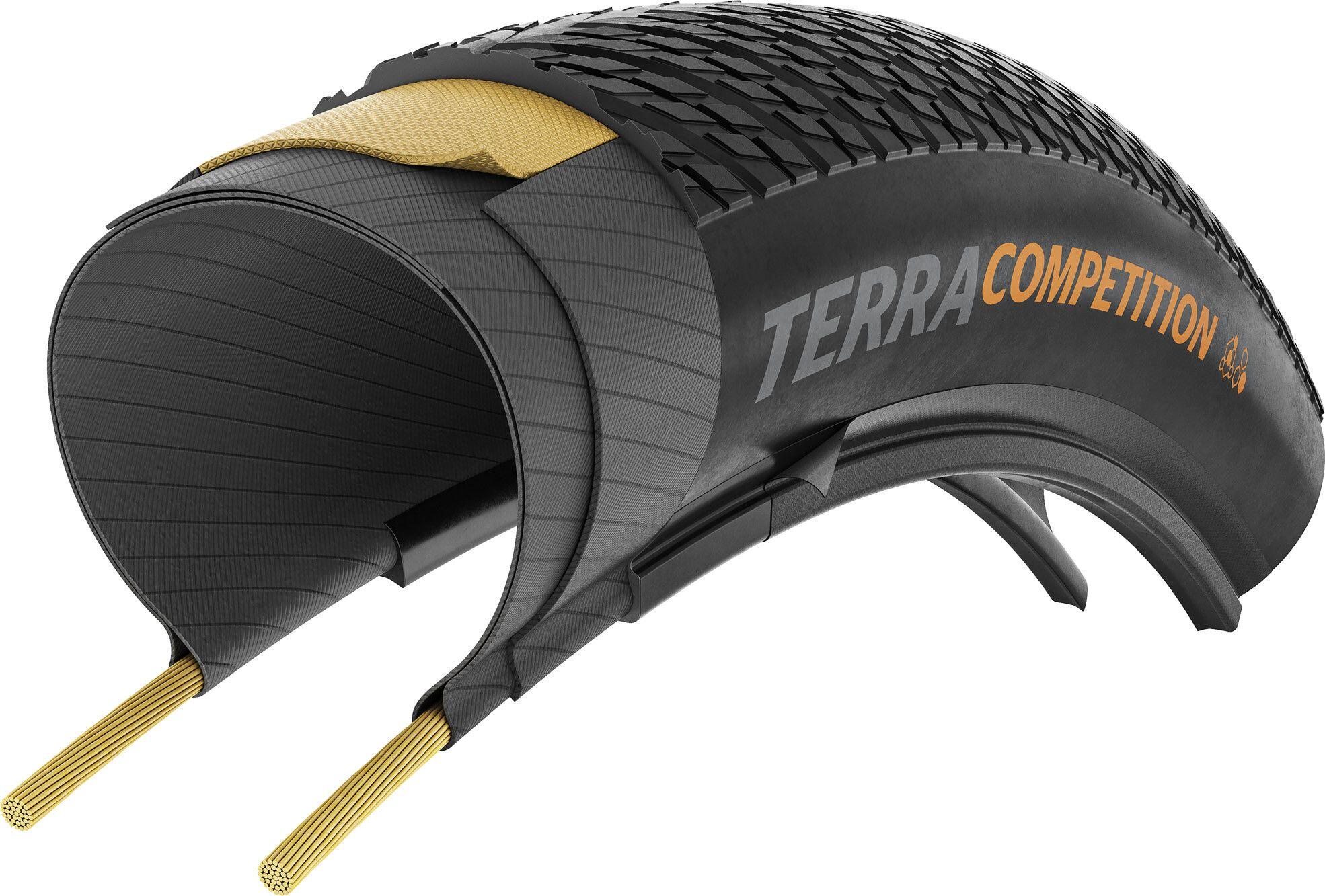Pneumatico Continental Terra Competition da 700 mm per gravel, Tubeless Ready, c 5/5