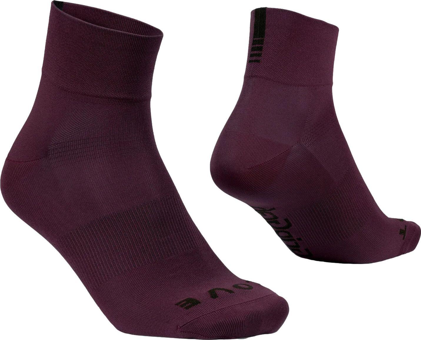 Gripgrab Lightweight Sl Short Summer Socks Dark Red - L - (44-47)