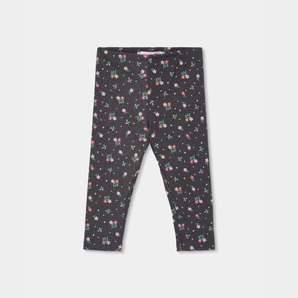 Legging fille imprimé fleurs