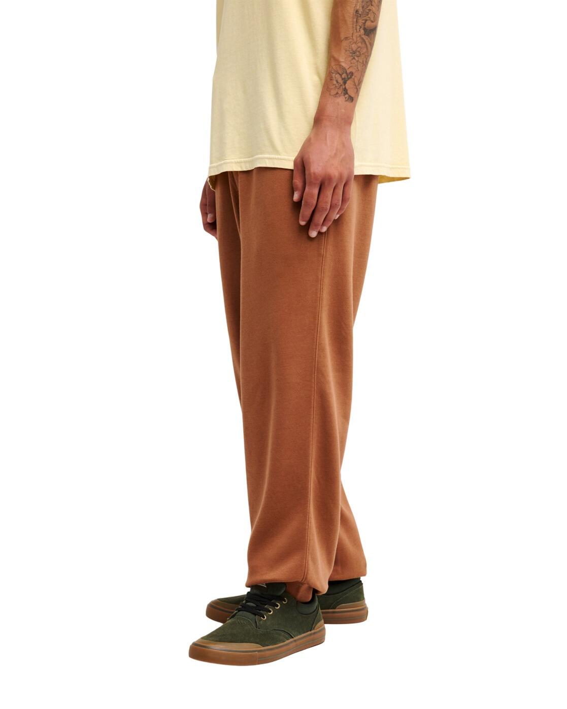 Pantalón de chándal con cintura elástica SALT WATER Marrón Hombre 3/4