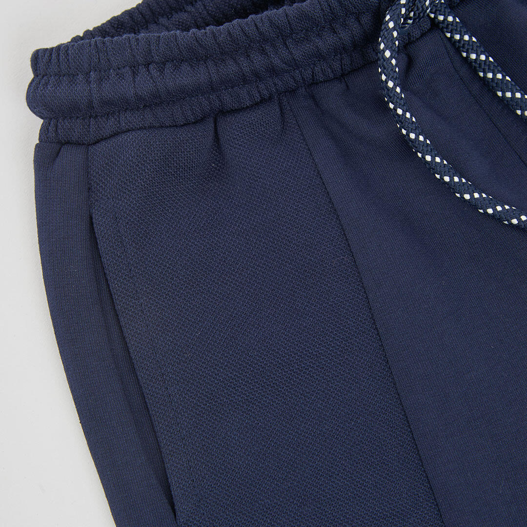 Pantalón felpa niño azul marino 3/4