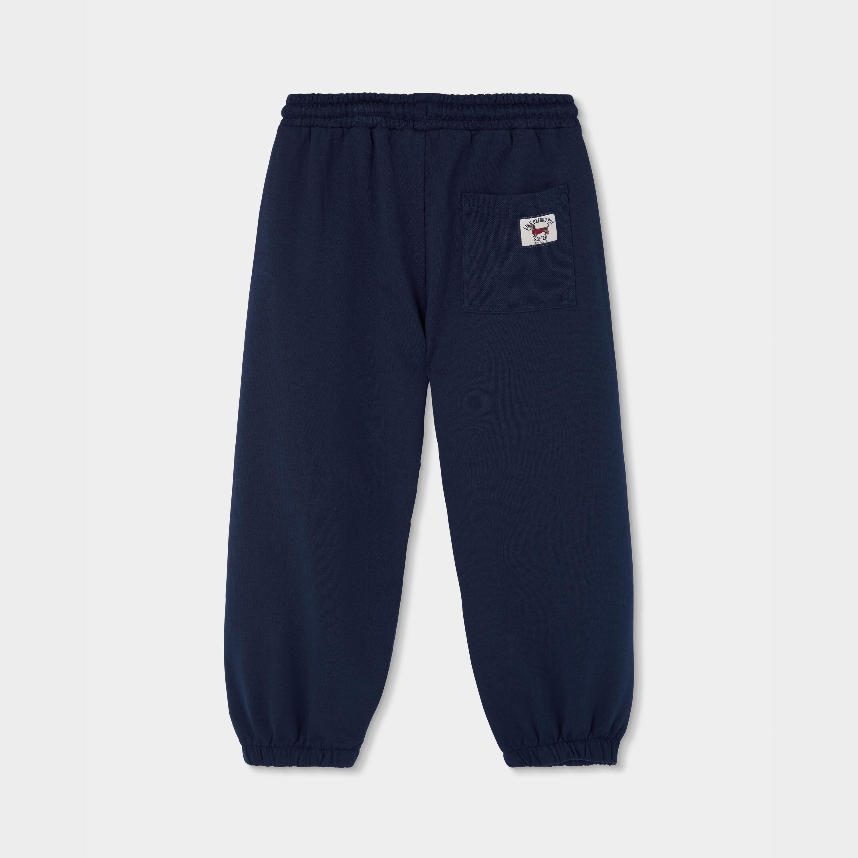 Pantalón felpa niño azul marino 2/4