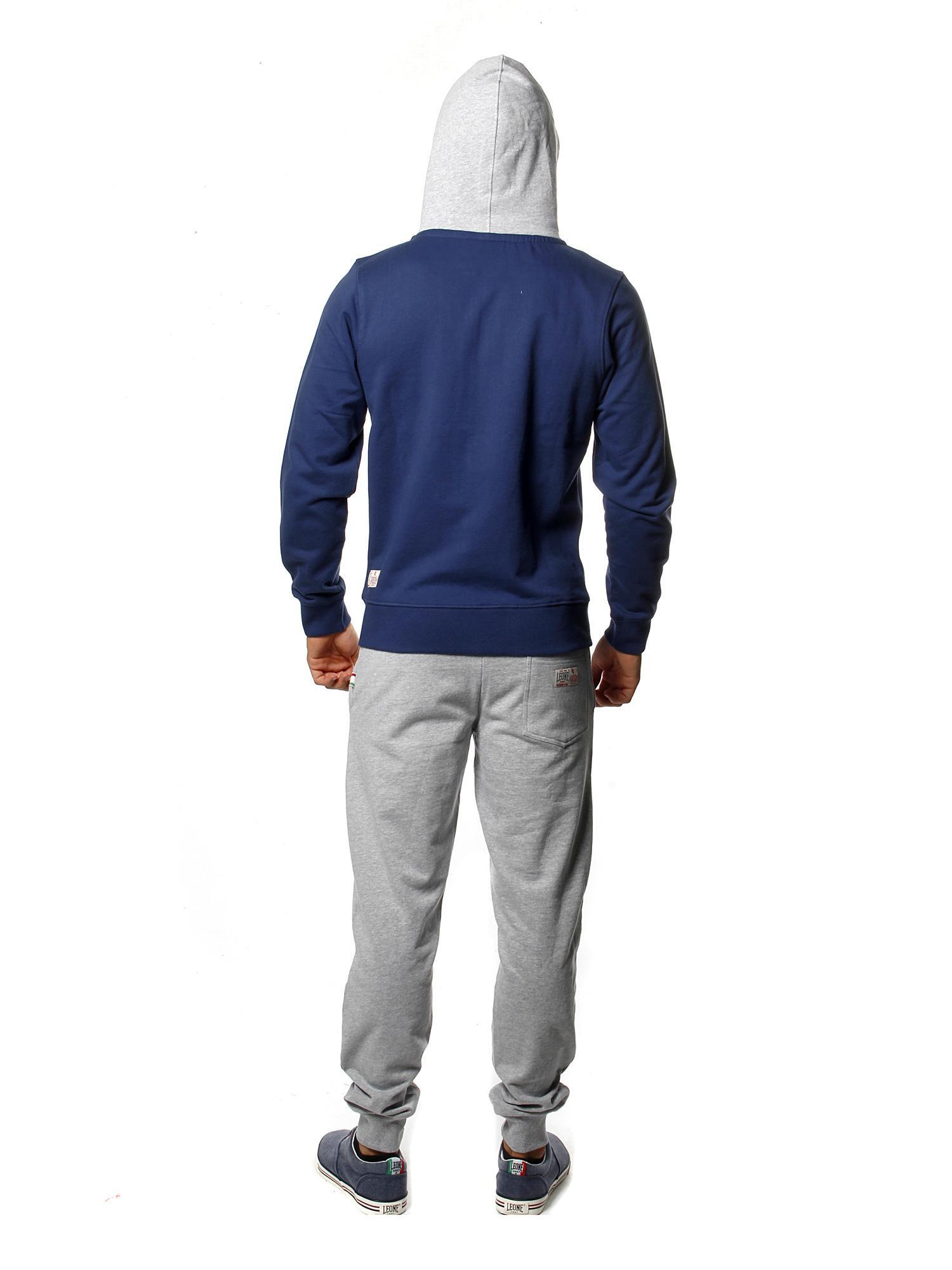 Tuta da uomo con cappuccio e zip Leone 1947 Apparel Vintage Small Logo 3/5