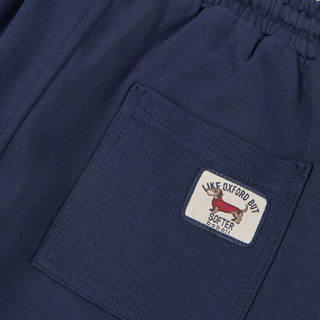 Pantalón felpa niño azul marino 4/4