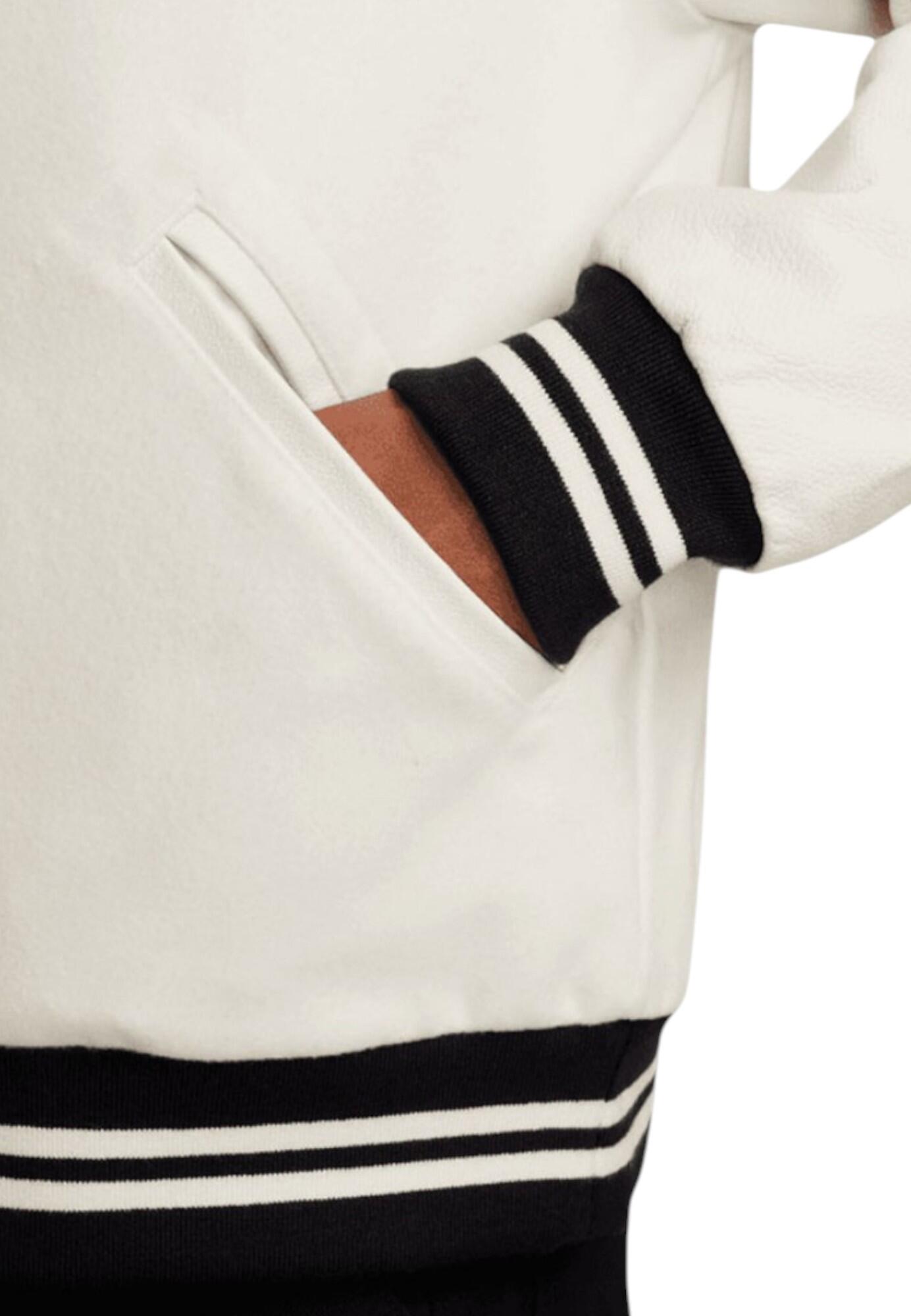 Nike Sportswear - Giacca M NK AU VARSITY JKT LTHR SLV in Lana per uomo 4/4