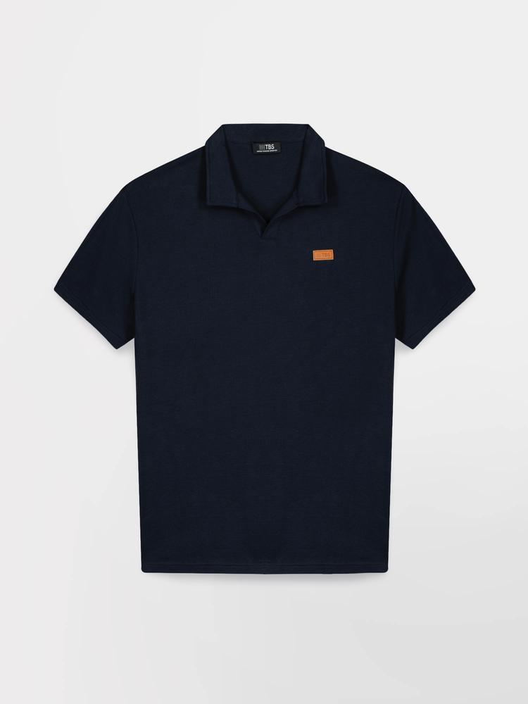 Polo manches courtes Homme WALLYPOL Navy 3/4