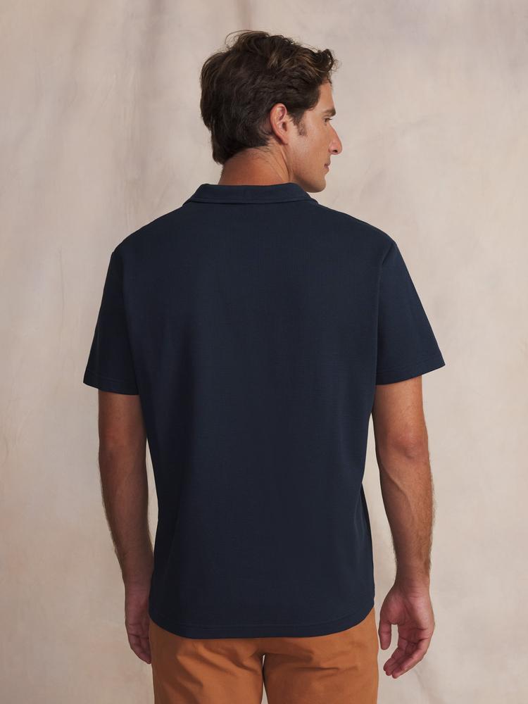 Polo manches courtes Homme WALLYPOL Navy 2/4
