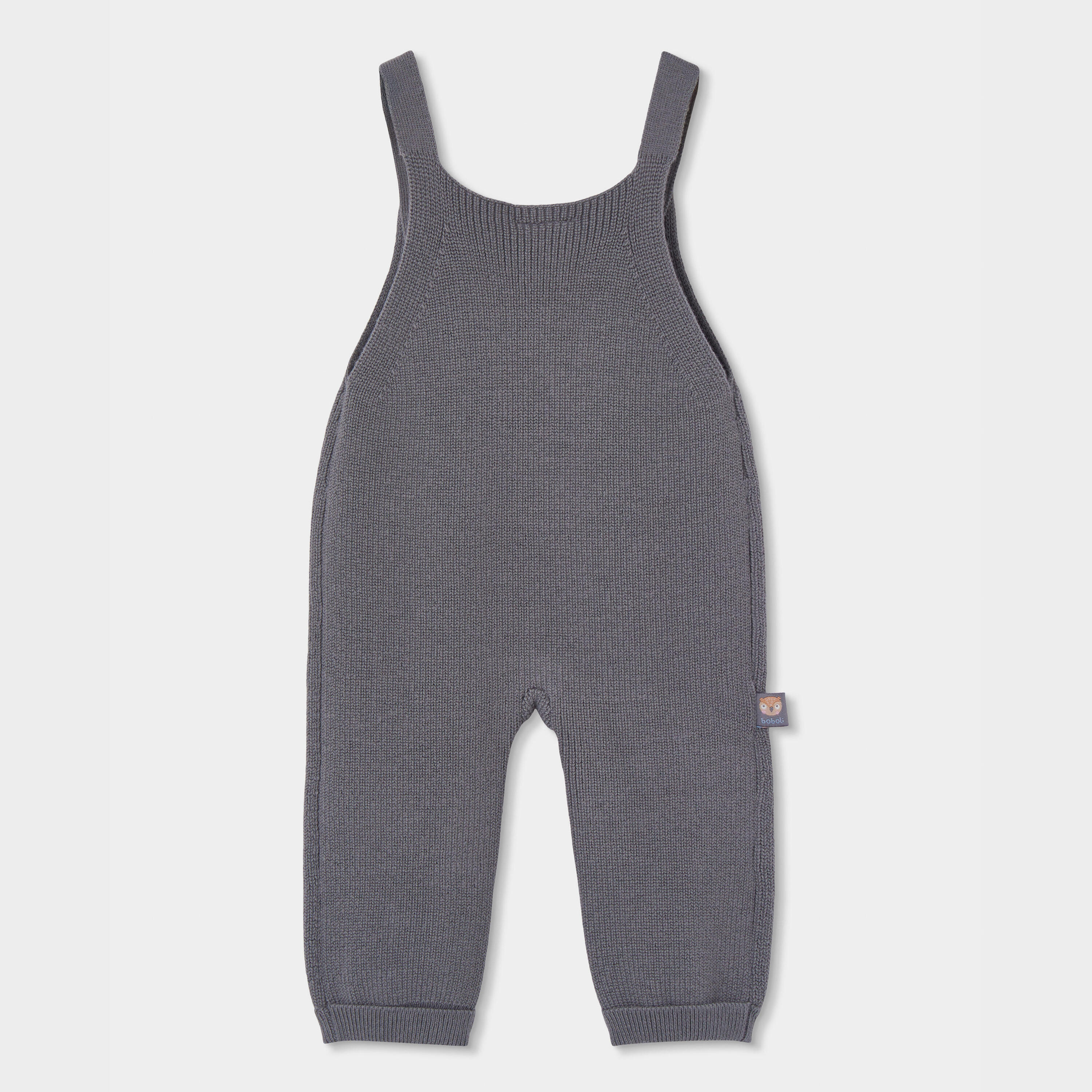 Conjunto punto bebé niño gris con búhos 6/7