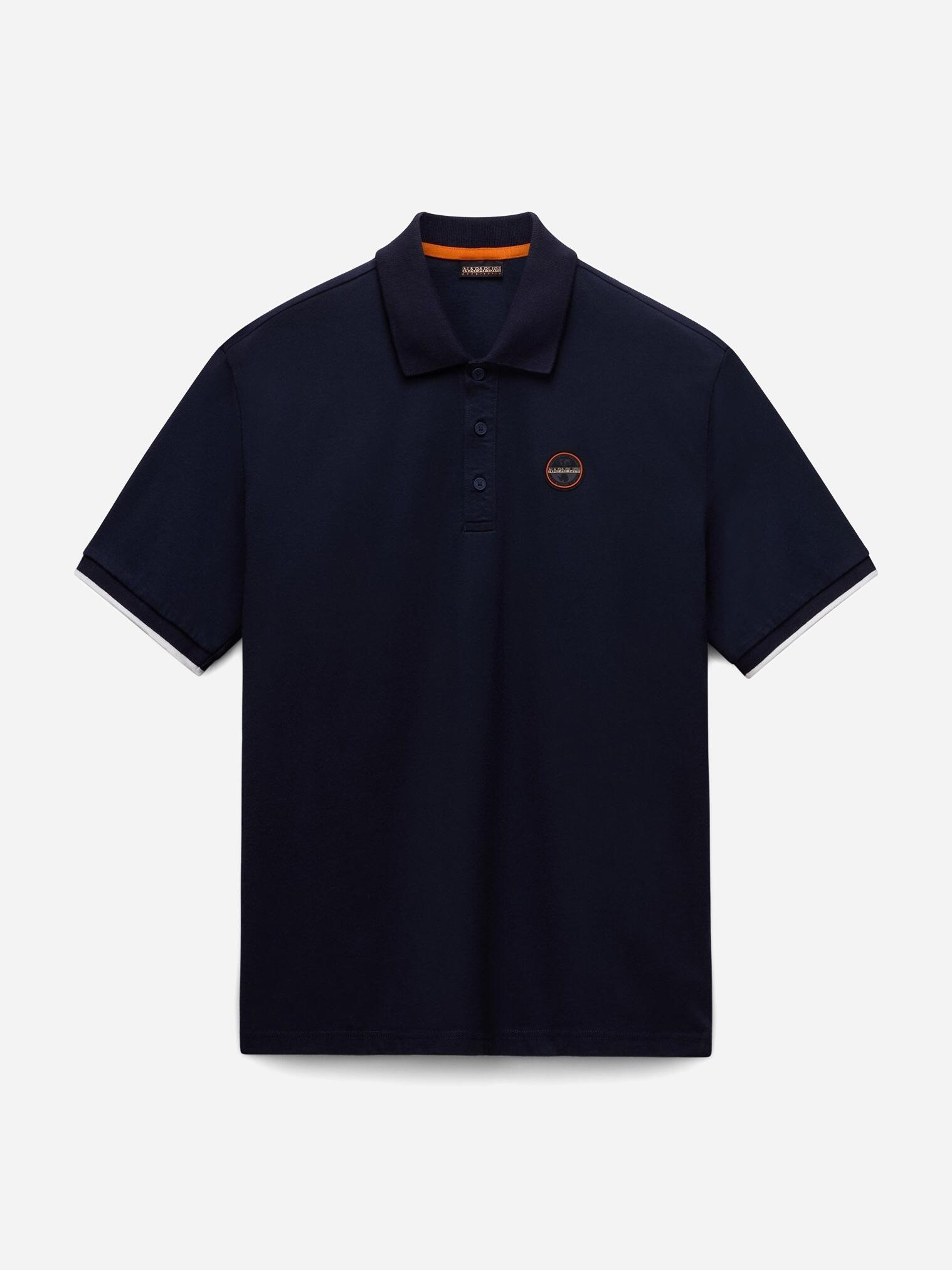 Polo Napapijri E-badge Ss 1 Blu Marine 4/6