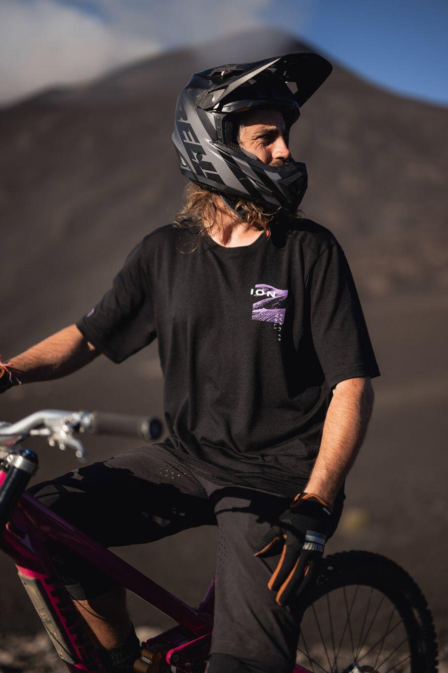 Camiseta de manga corta ION Ionic Merino negra para hombre 3/7