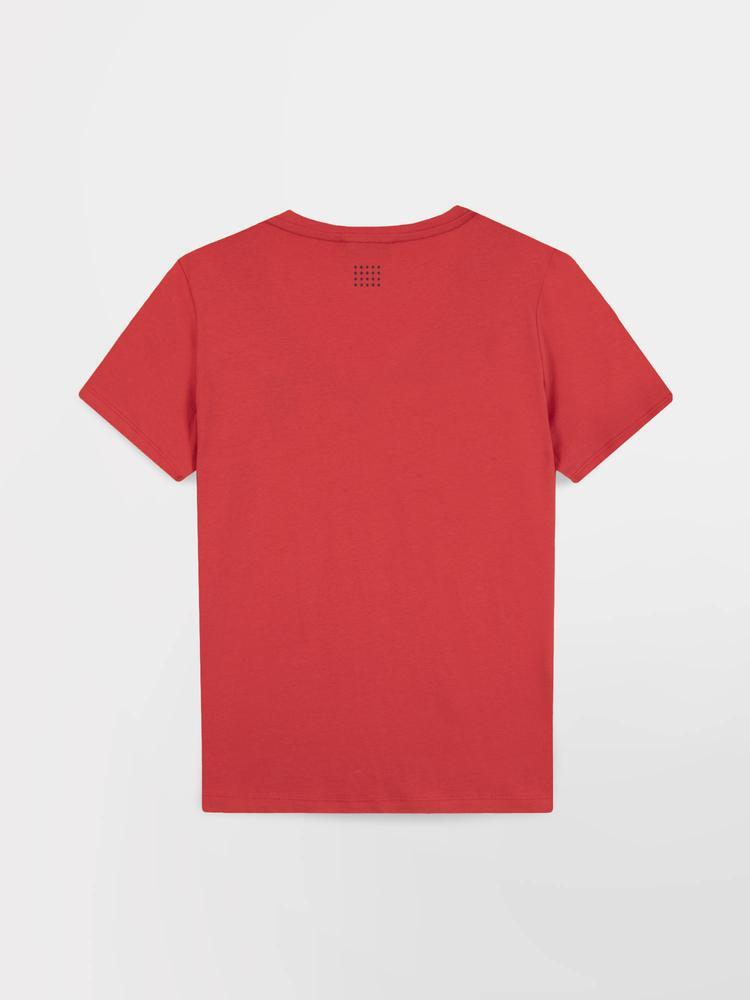 T-shirt manches courtes femme NAMIATEE Hibiscus, 100% coton 5/5
