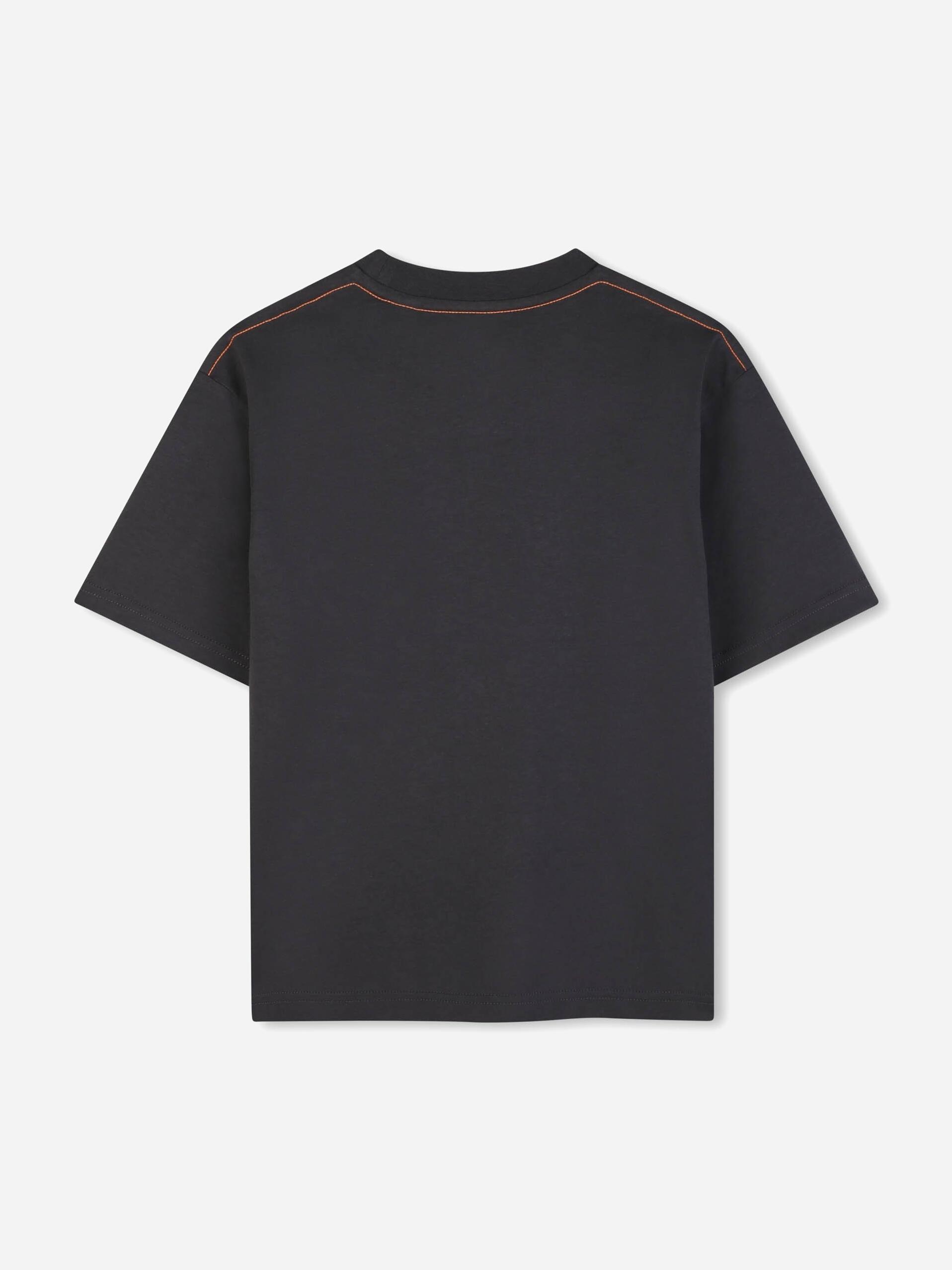 Tee Shirt Garçon Timberland T60791 066 Fusain 2/3
