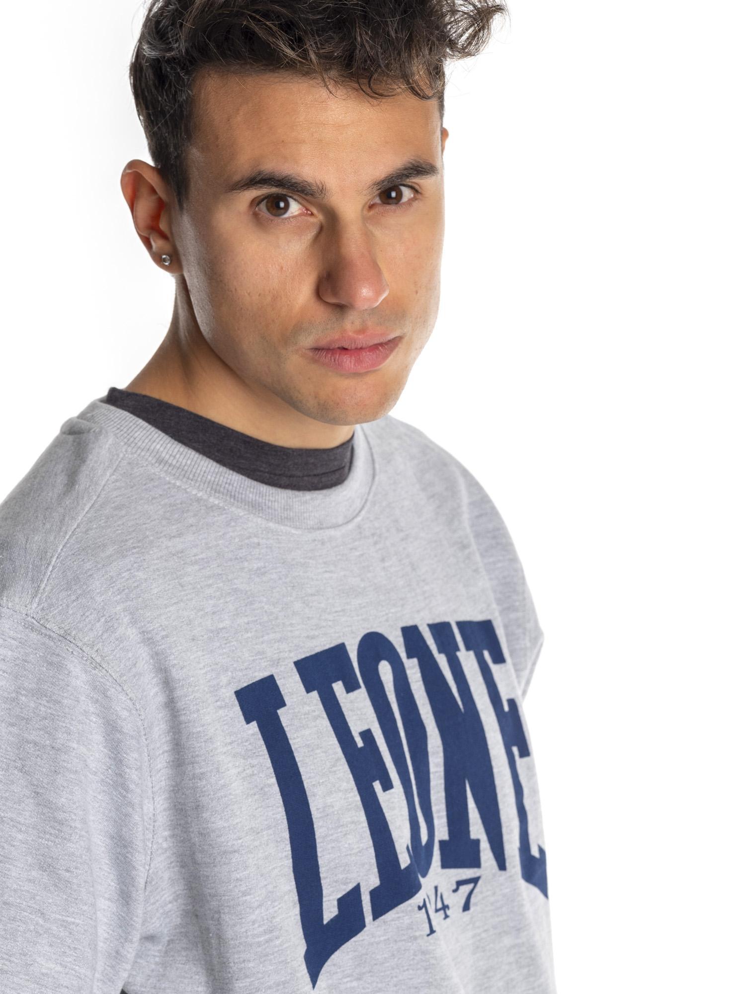 Felpa da uomo a girocollo logo grande Basic 5/6