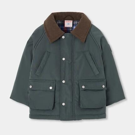 Parka garçon en tissu technique