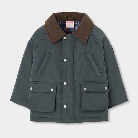 Parka garçon en tissu technique