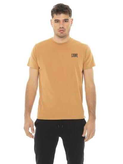 Kurzarm-T-Shirt für Herren aus Stretch-Baumwolle mit kleinem „Basic“-Logo