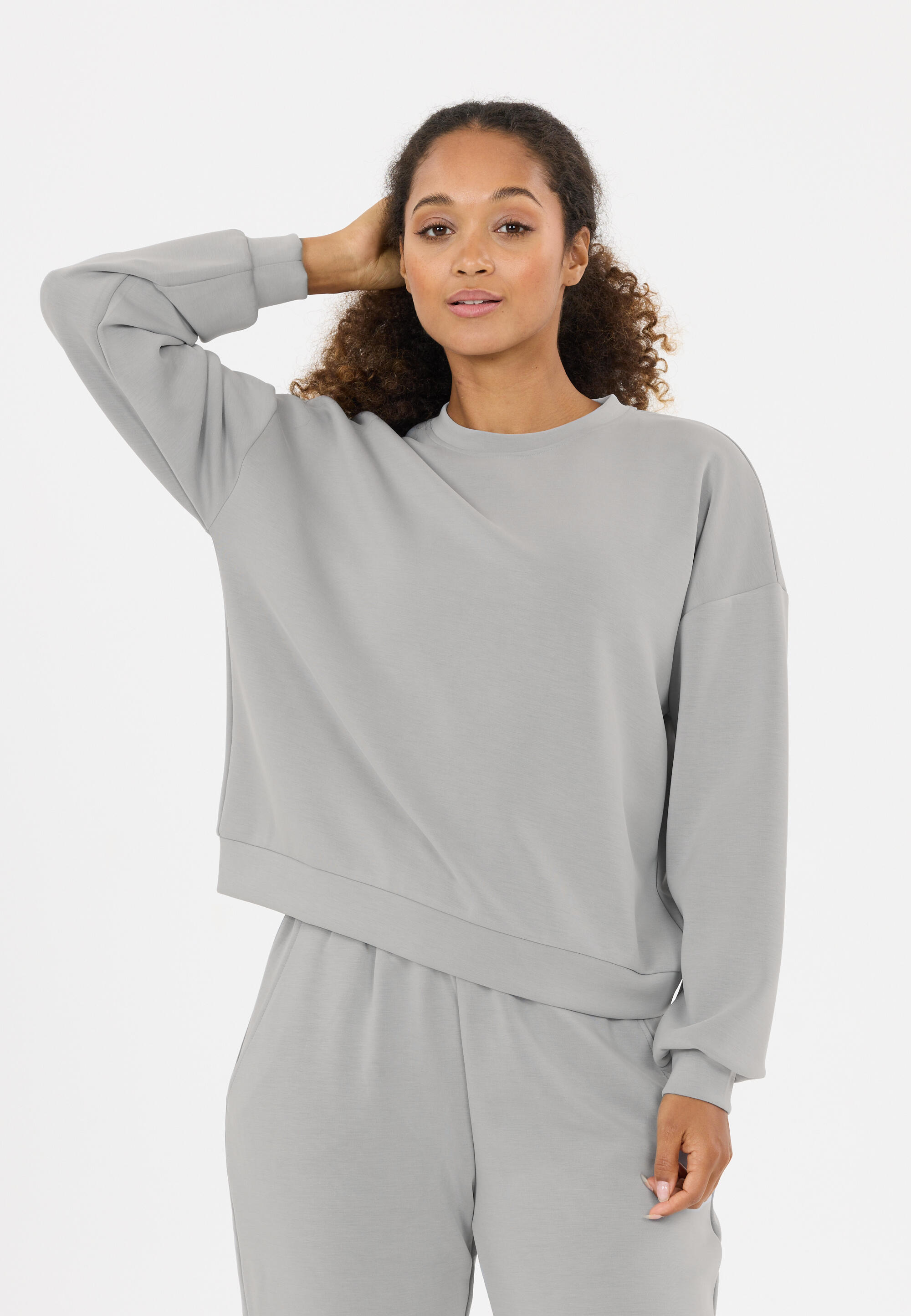 Sweatshirt col rond femme Athlecia Jillnana 4/15