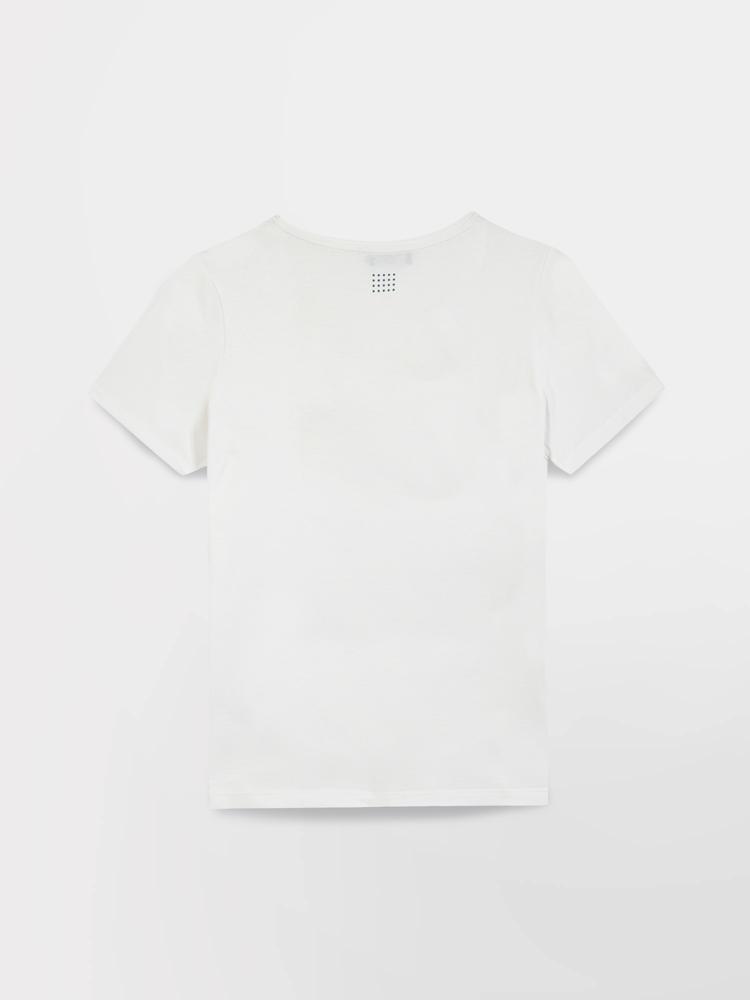 T-shirt manches courtes Femme SABBATEE Arctique - 100% coton 5/5