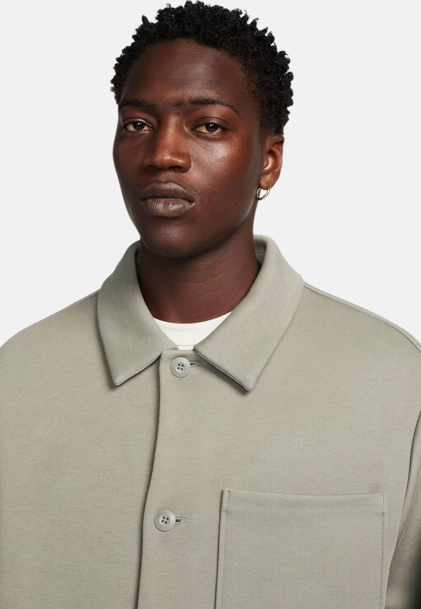 Maglione Nike Sportswear M NK TCH FLC REIMAGINE SHACKET 3/5