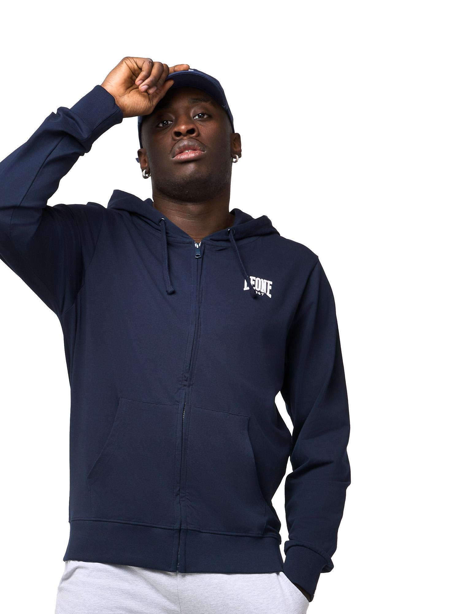 Leone Sporty heren hoodies met rits 5/6