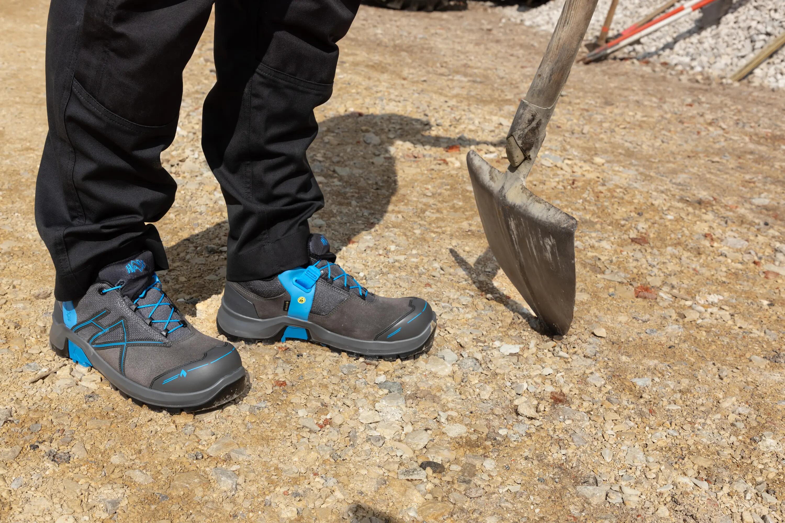 HAIX Scarpe antinfortunistiche Haix CONNEXIS Safety+ GTX grigio chiaro/blu 3/5